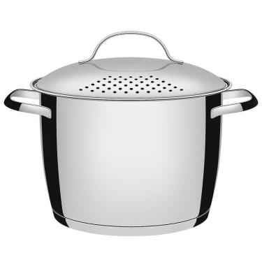 Imagem de Espagueteira Tramontina Allegra Panela Em Aço Inox Com Fundo Triplo 20 Cm 4,4 L 62667203