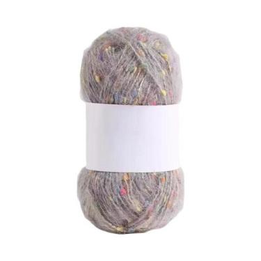 Imagem de Fio De Feijão Colorido 50g Para Tricô DIY, Material Para Cachecol, Cha