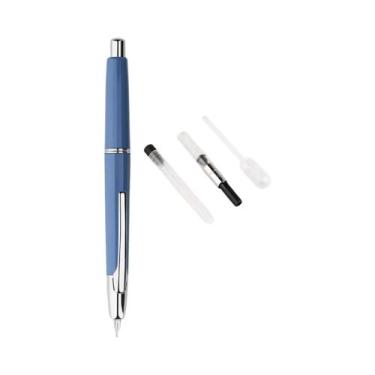 Imagem de Caneta-tinteiro Moonman A2 Leve Com Pena EF 0.4mm E Conversor De Tinta