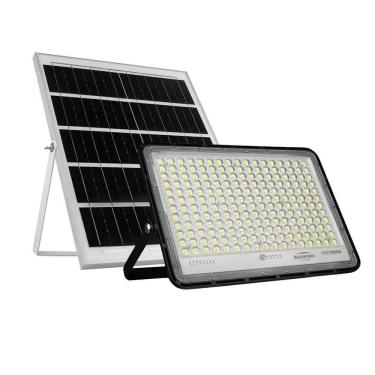 Imagem de Refletor LED Solar 200W IP66 6.500K - Preto - Blumenau Iluminação