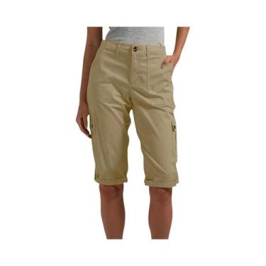 Imagem de Shorts Cargo Femininos Slim Retos Primavera Verão Moda Casual Multibol