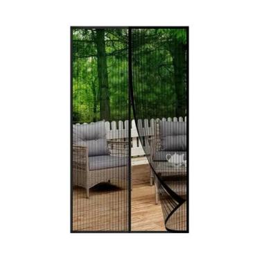 Imagem de Tela Magnética Para Porta Com Vedação Automática, Malha Protetora Cont