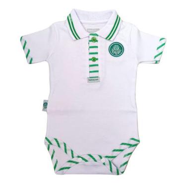 Imagem de Body Palmeiras Polo Bebê Oficial Infantil, M, Branco
