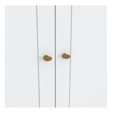 Imagem de Guarda Roupa Infantil Americano 4 Portas Branco  Henn - MÓVEIS HENN