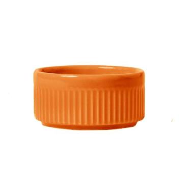 Imagem de Ramekin Refratário 8 cm Laranja com 130 Ml Porcelana - Germer Porcelan