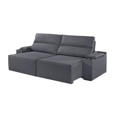 Imagem de Sofá 3 Lugares Retrátil E Reclinável M-180 Martins Veludo Disponível c