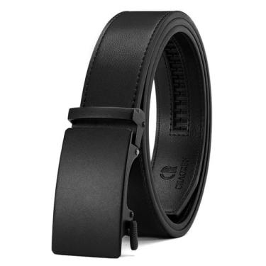 Imagem de Cinto CHAOREN: cinto de couro com catraca para homens, ajuste personal