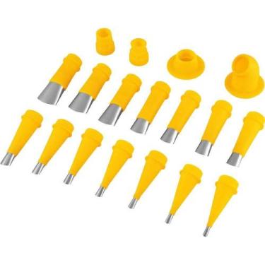 Imagem de Jogo Bicos Inox Para Aplicador Silicone 18Pc 5-30mm Vonder