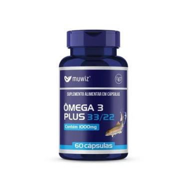 Imagem de Encapsulado Ômega 3 Plus 3322 Óleo de Peixe Muwiz 1000mg 60 Cápsulas S