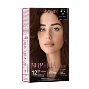 Imagem de Amend - 477 CAFÉ AMEND SUPÉRIA COLOR COLORAÇÃO CREME S/ AMÔNIA