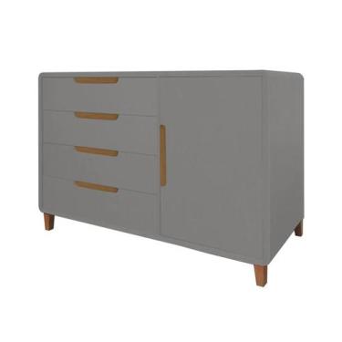 Imagem de Cômoda Capri Com Porta Puppi Móbile Cinza