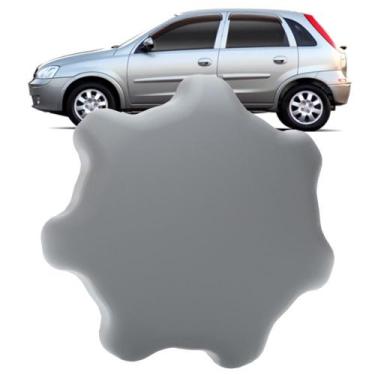 Imagem de Manopla Roldana Banco Corsa Novo Meriva Montana Cinza - PLASTCAR