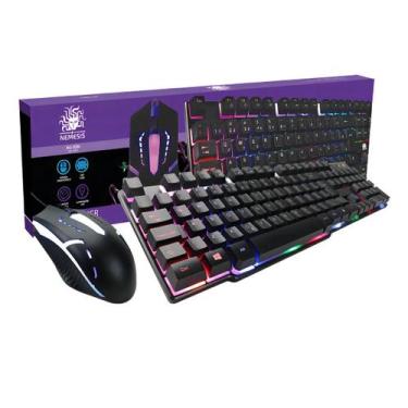 Imagem de Kit Teclado e Mouse Gamer Start Nemesis Semi-Mecanico RGB - KG-02N 015