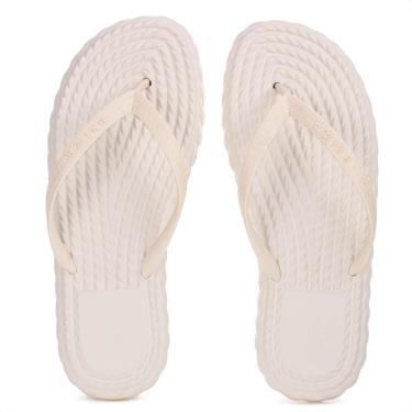 Imagem de Chinelo Brizza Arezzo Marrocos Flip Flop Off White - Feminino-Feminino