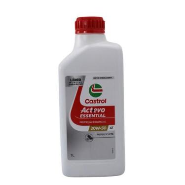 Imagem de Óleo Para Moto 20w50 Castrol Actevo Essential 4t 1l