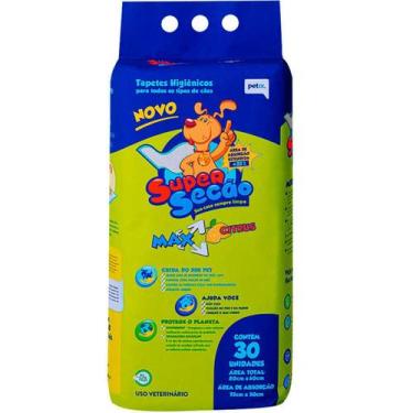 Imagem de Tapete Higiênico Petix Supersecão Max Citrus - Pacote com 30 Unidades