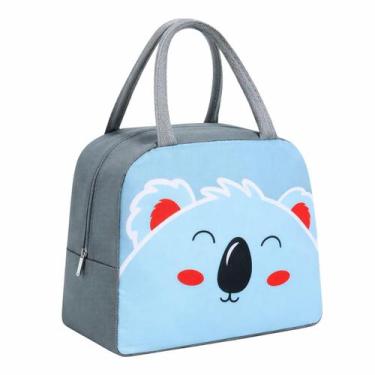Imagem de Bolsa Térmica Infantil para Lanches e Sucos com Revestimento Laminado 