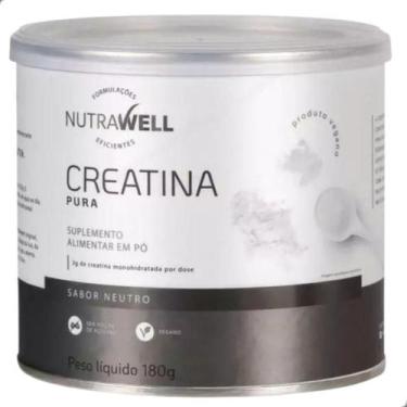 Imagem de Creatina Pura 100% Monohidratada 180g Nutrawell, Neutro