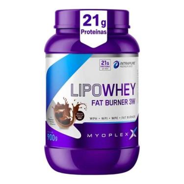 Imagem de Lipo Whey Protein Fat Burner 3W Premium 900g Myoplex, Chocolate Com Br
