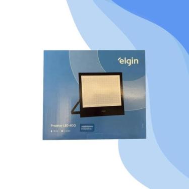 Imagem de Refletor Projetor Luminária Led 400w 6500k Preto Elgin