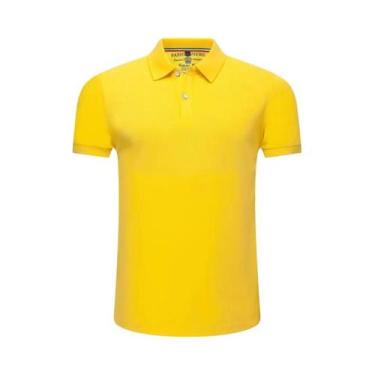 Imagem de Camisas Polo Masculinas De Manga Curta, Casuais, Em Cores Sólidas, Mod