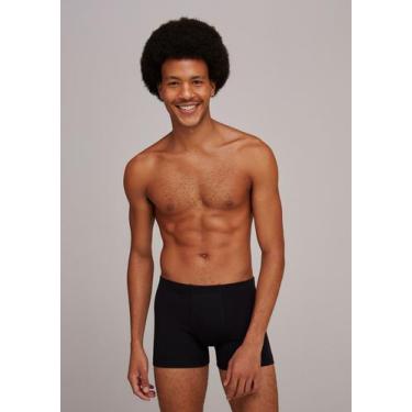 Imagem de Kit Com 2 Cuecas Boxer Em Malha De Algodão - Hering, XG, Preto