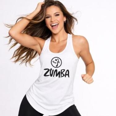 Imagem de Regata Feminina Fitness Academia 100 Poliéster Nadador Básica-Feminino