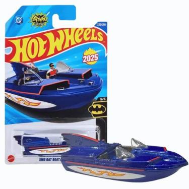 Imagem de Carrinho Hot Wheels 1966 Bat Boat/Bateau Azul HYW57 - Mattel