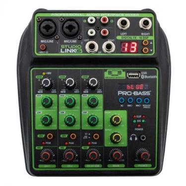 Imagem de Mesa de Som 6 Canais Bluetooth com Interface USB Studio LINK 6 - PRO