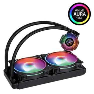 Imagem de Water Cooler Draxen ALBARD 240mm ARGB AMD/INTEL Draxen Preto - OEM