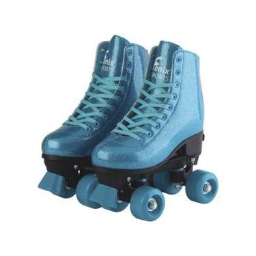 Imagem de Patins c/ 4 rodas ajust. pb-01a (39-42) - FENIX