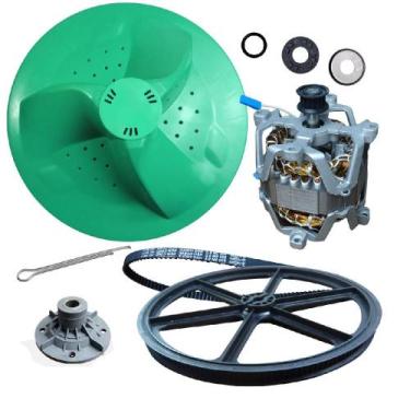 Imagem de Kit Completo Motor Agitador Tanquinho Latina Reparo Eficaz - PLASTIMAC