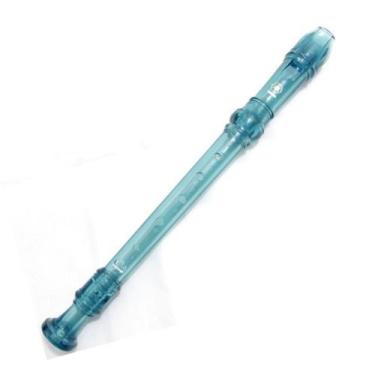 Imagem de Flauta Doce Yamaha Soprano Barroca Yrs-20b Azul Transparente