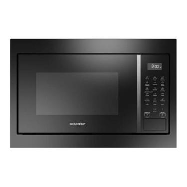 Imagem de Micro-ondas de Embutir 32 Litros Preto BM146AE Brastemp 110V, Preto, 1