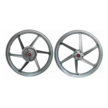 Imagem de Roda 6 Palitos Titan 125 Fan 125 00 À 08 Disco Prata Fabreck - Geral