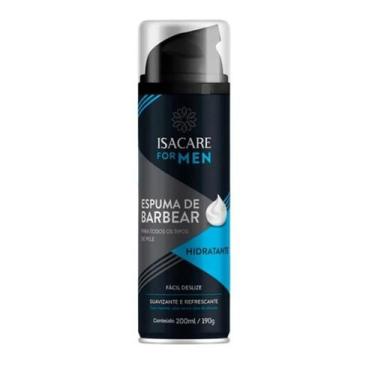 Imagem de Isacare For Men Espuma Barbear Mentol Aloe Vera 200ml