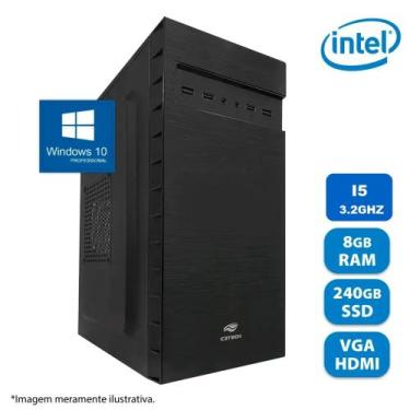Imagem de Computador intel i5 3.2ghz-8gb ram-ssd 256gb-rede 10/100/1000- win 10 