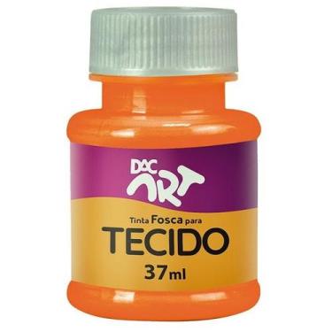 Imagem de Tinta Fosca para Tecido 37ML Laranja DAC