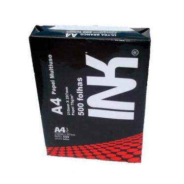 Imagem de Papel A4 500 folhas 75G - INK PREMIUM - Diversos