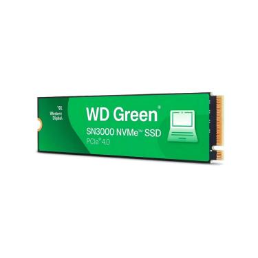 Imagem de SSD M.2 1TB WD Green SN3000 - NVMe - 2280 - Leitura 5.000MB/s - Gravação 4.200MB/s - WDS100T4G0E3