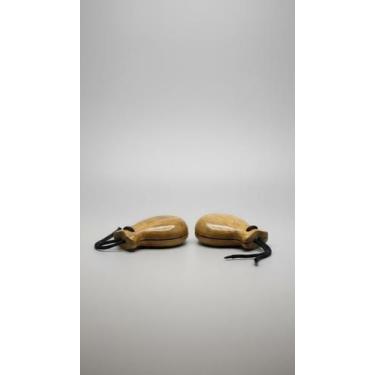 Imagem de Castanholas Espanholas Madeira 2 Pares 9cm - Congratulations Store