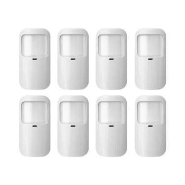 Imagem de Sensor De Movimento Infravermelho Sem Fio Branco 433MHz EV1527 Para Si