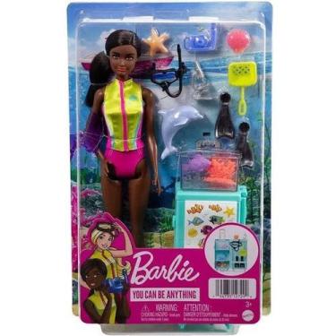 Imagem de Barbie Profissoes Biologa Marinha Mattel HMH27