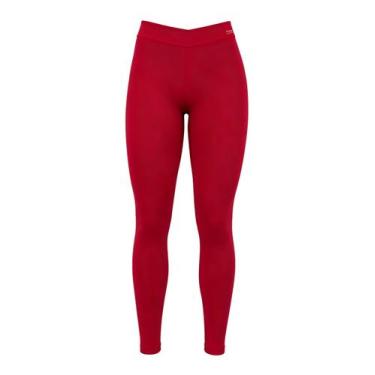 Imagem de Calça Legging Nay Sport CL12 Feminina Cós V Poliamida T. P/G, M, 03, A