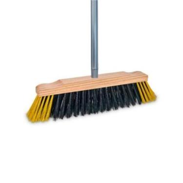 Imagem de Vassoura Gari 40cm com Cabo para Limpeza de Ambientes Internos e Exter