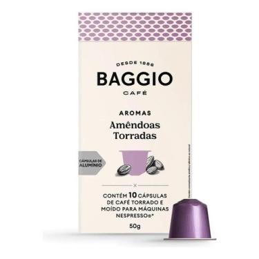 Imagem de Café em Cápsula Baggio Amêndoas Torradas Compatível Nespress