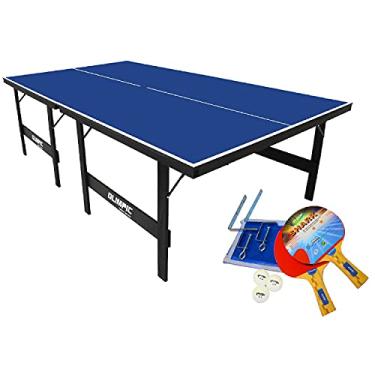 Imagem de Mesa De Tênis De Mesa, Ping Pong, Com Kit Completo, Olimpic, MDP 15mm, Klopf, Cód. 1005