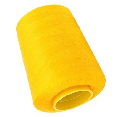 Imagem de Linha seringa, carretel de linha é confortável para costurar(385 amarelo)