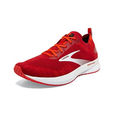 Imagem de Brooks Tênis de corrida masculino Levitate 4, Vermelho/tomate cereja/branco, 9