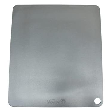 Imagem de na Chapa - Pedra refratária de aço para assar pizza e pão em forno residencial - 40x35,5cm (Original 6mm)